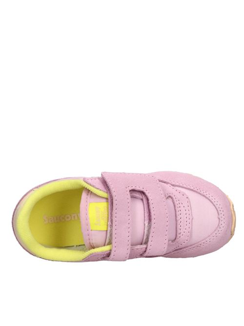 Sneakers modello BABY JAZZ in camoscio e tessuto SAUCONY | BABY JAZZ HL BROSA-BIANCO-GIALLO